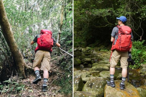 格里高利登山包主仓束绳如何调节.