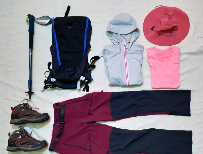 迪卡侬17l登山包登山杖怎么挂(2)